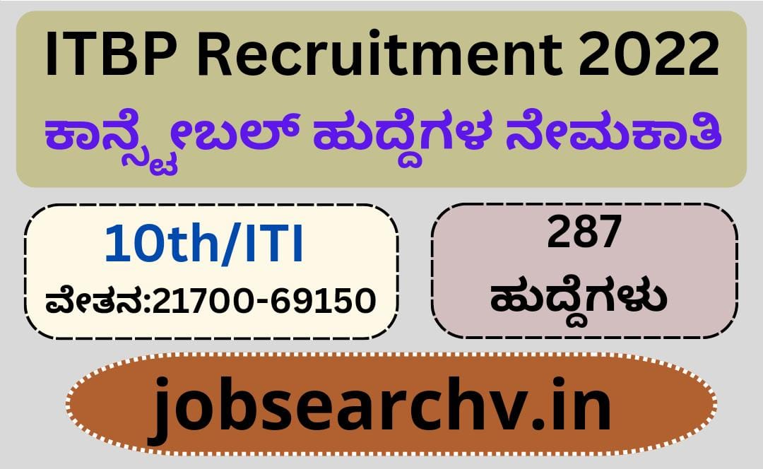 ITBP Recruitment 2022