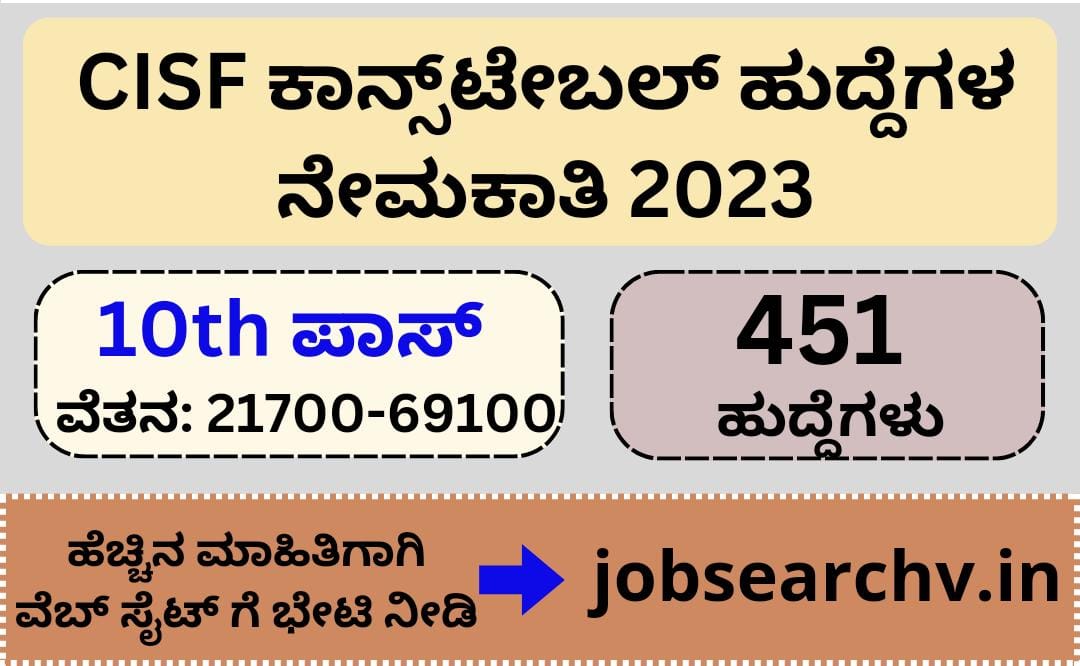 CISF Recruitment 2023